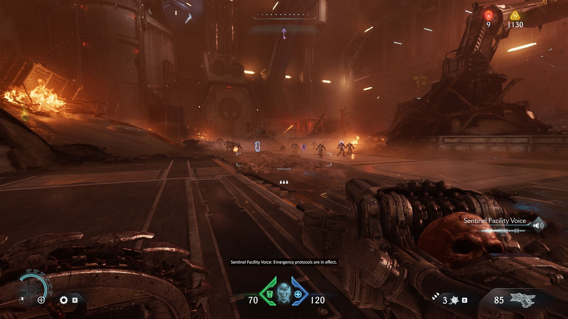The final horde where the Demonic Leader spawns (Image via Sportskeeda Gaming || Bethesda Softworks)